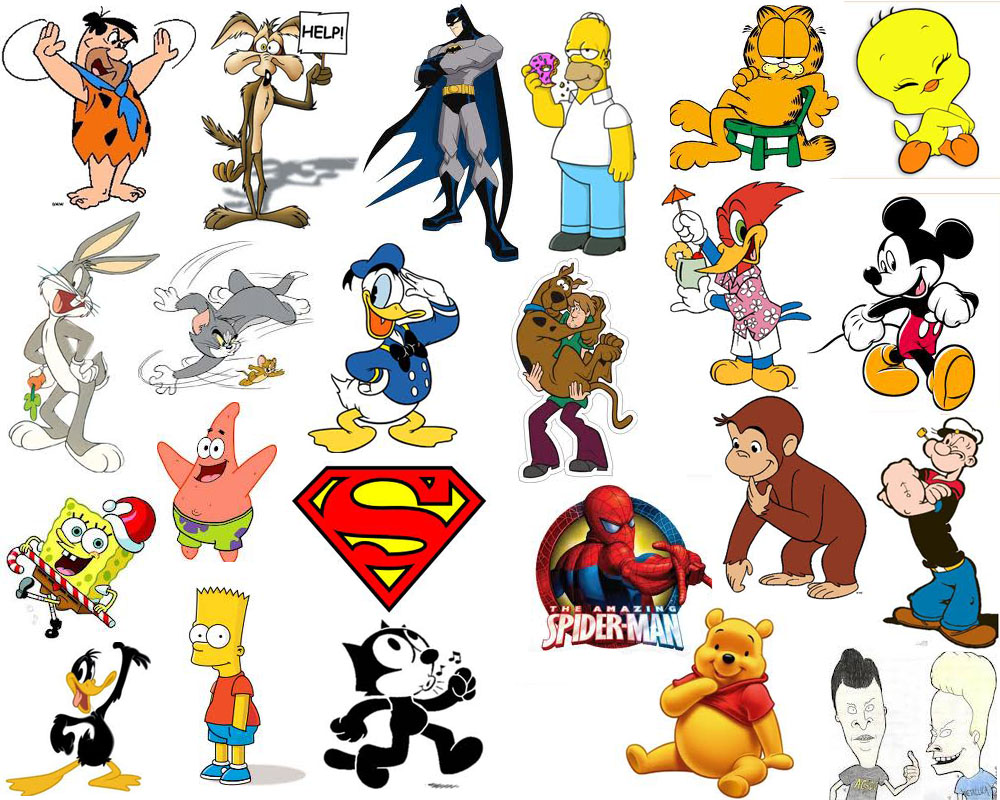 Top 25 Most Popular Cartoon Characters 